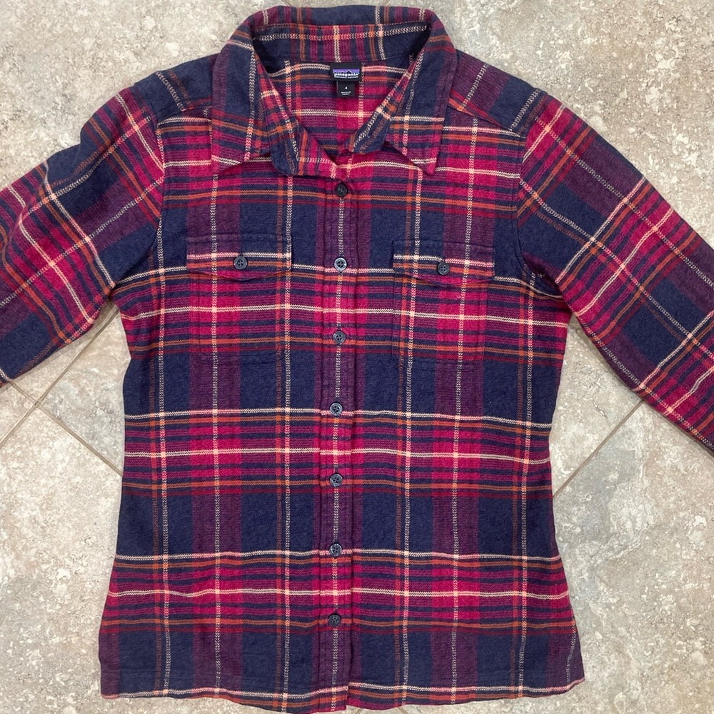 NWOT Patagonia Organic Cotton Fjord Flannel Button Down - Picture 3 of 6